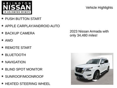 2023 Nissan Armada Platinum