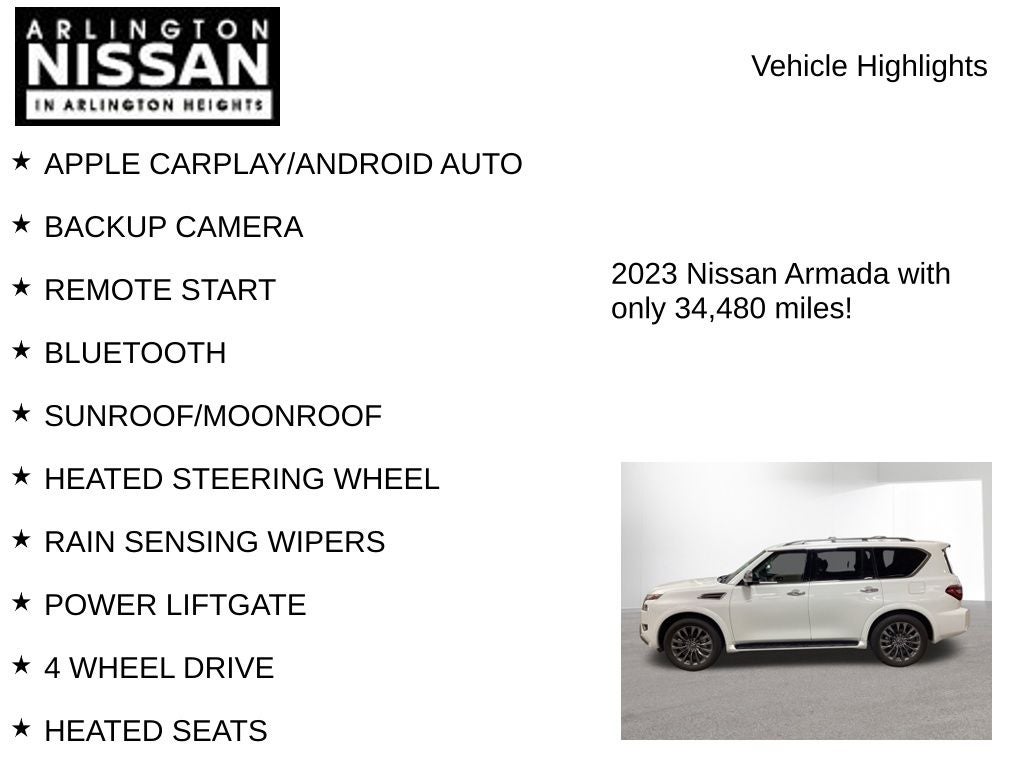 2023 Nissan Armada Platinum