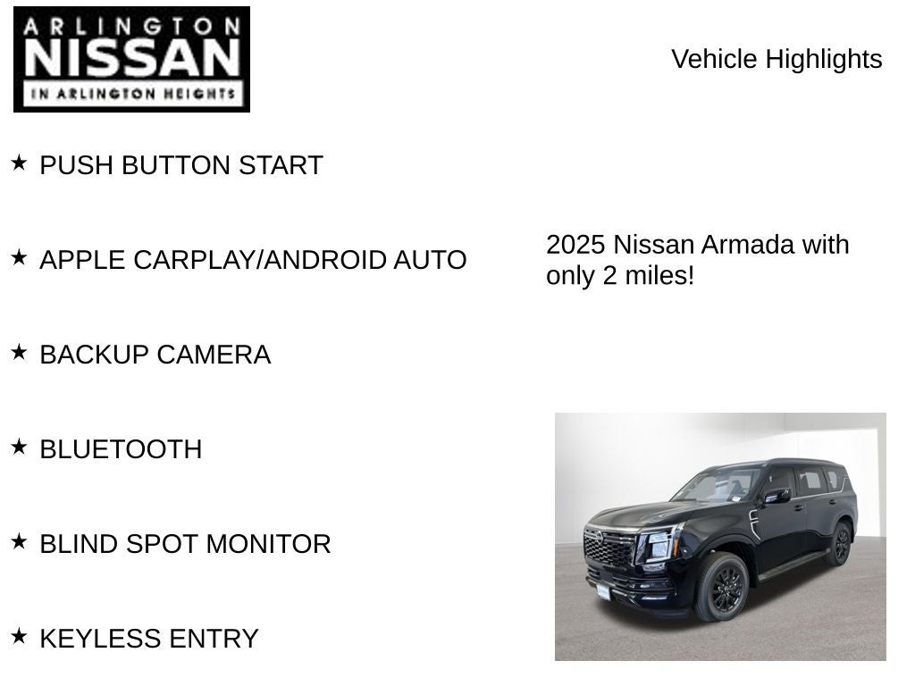 2025 Nissan Armada SV