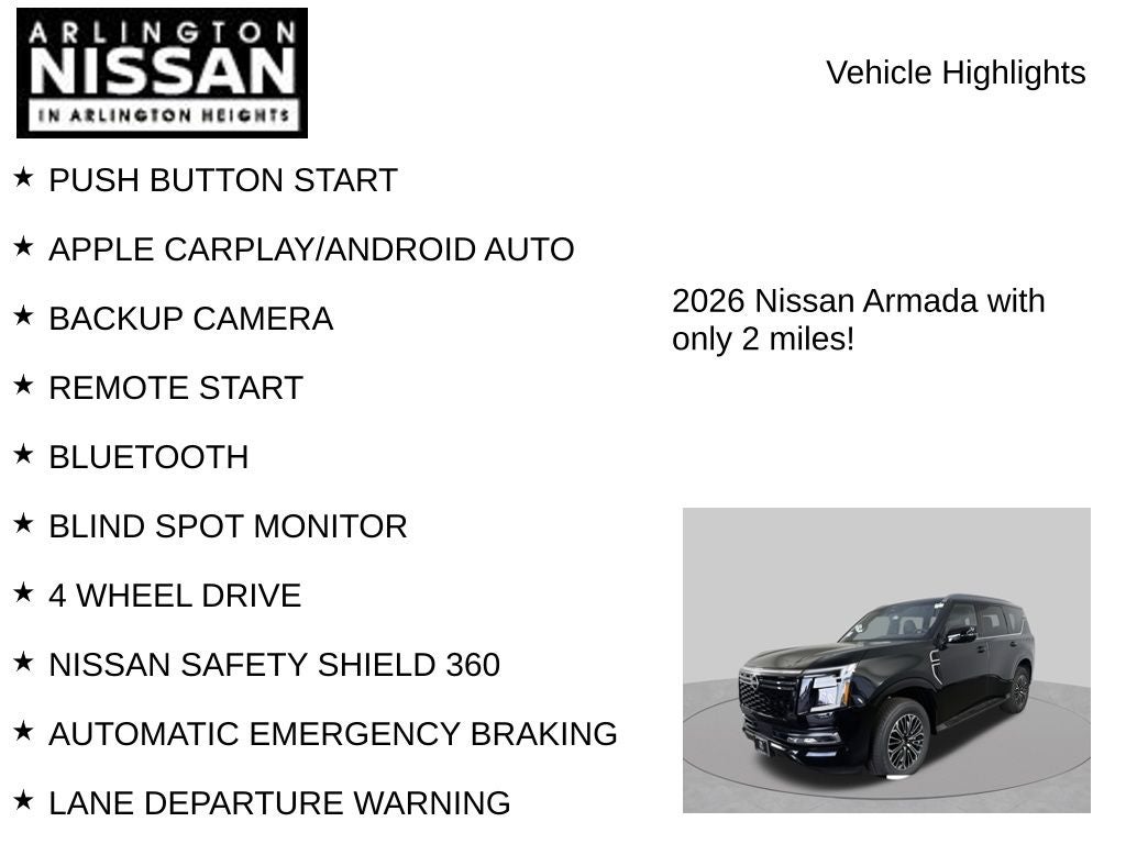 2026 Nissan Armada SL