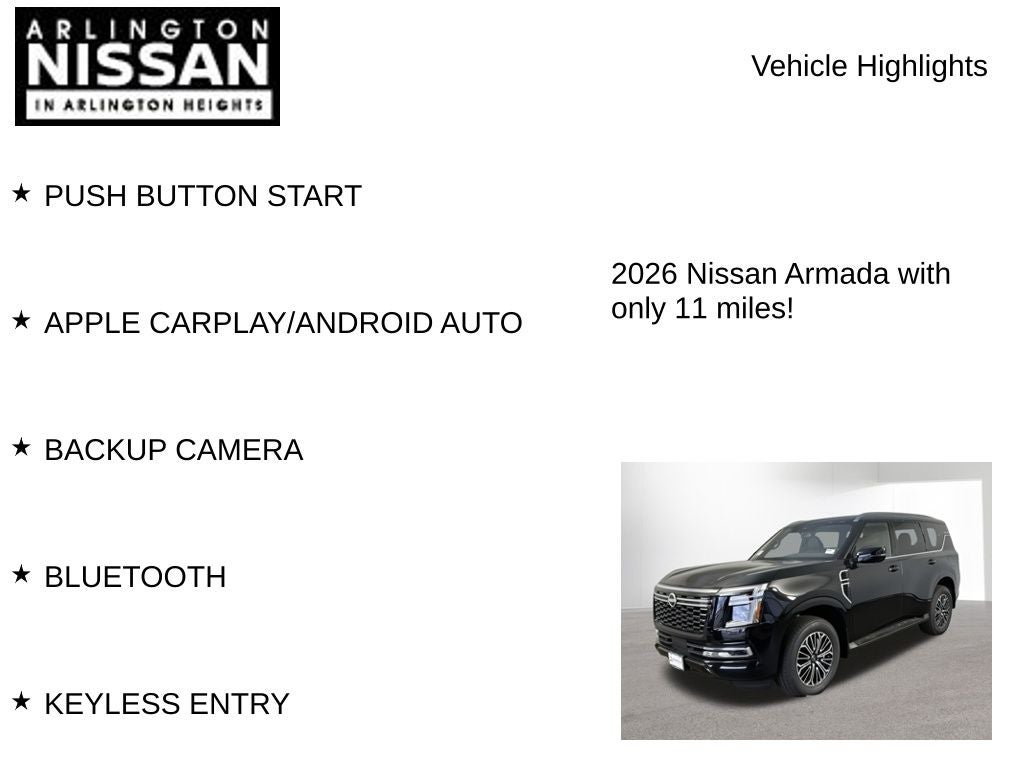 2026 Nissan Armada SL