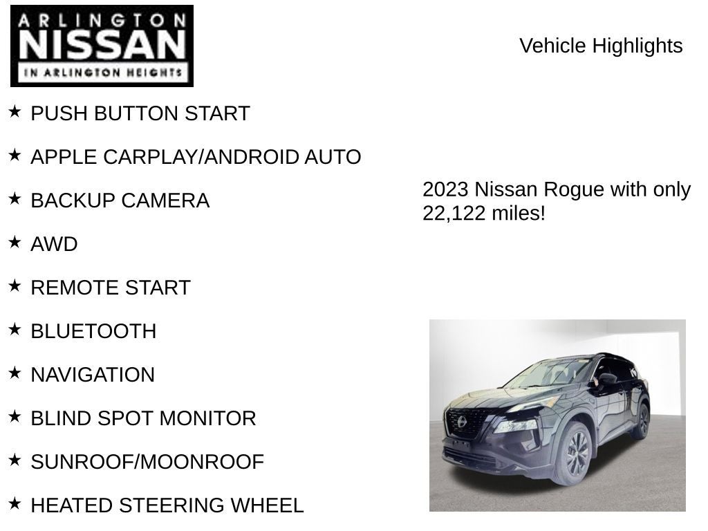 2023 Nissan Rogue SV Midnight Edition