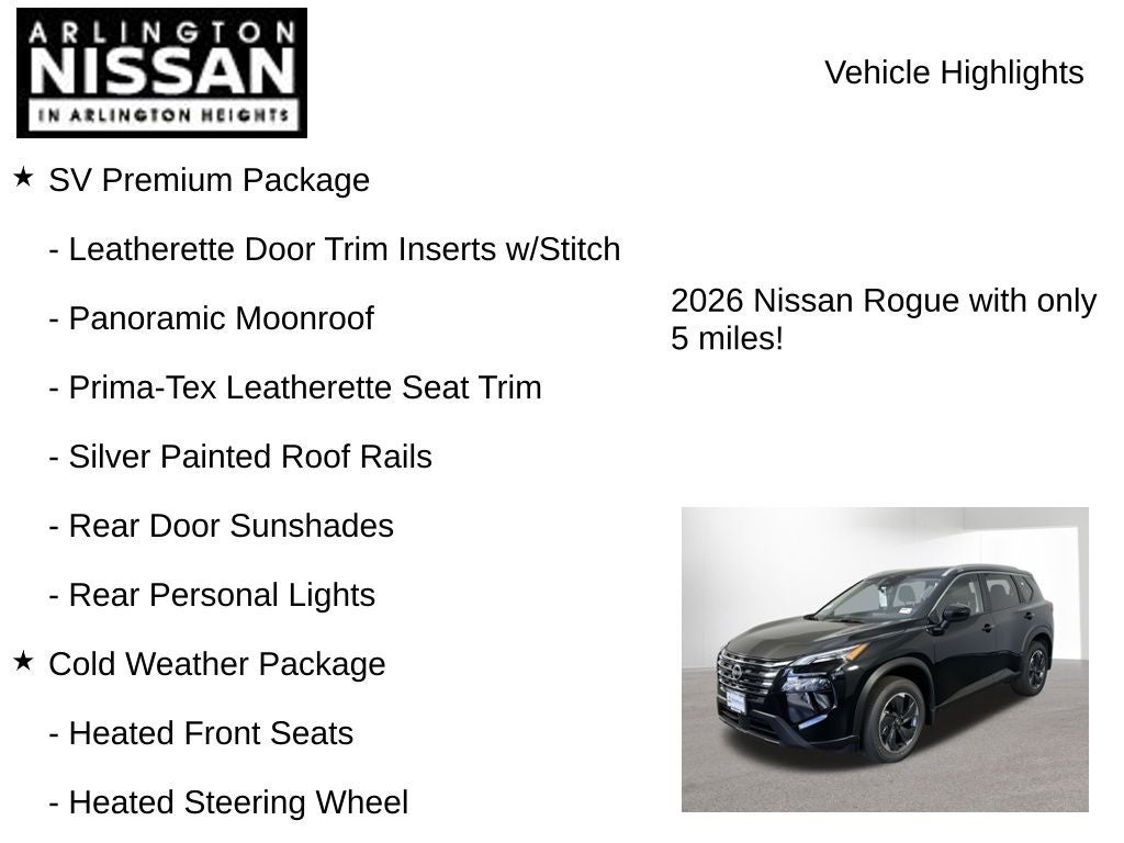 2026 Nissan Rogue SV