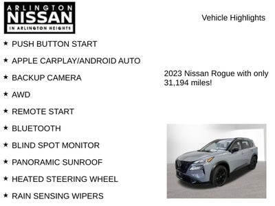 2023 Nissan Rogue SV Premium Midnight Edition