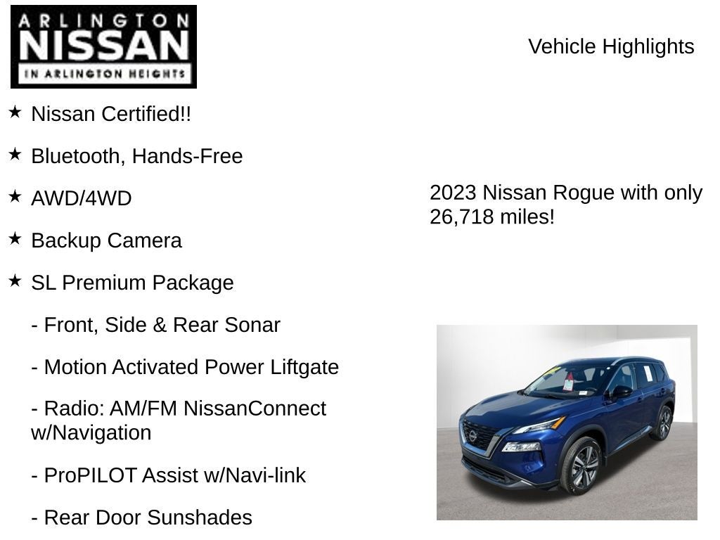 2023 Nissan Rogue SL