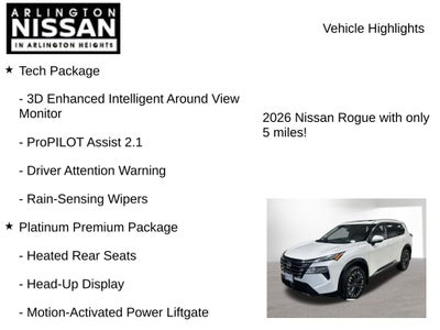 2026 Nissan Rogue Platinum