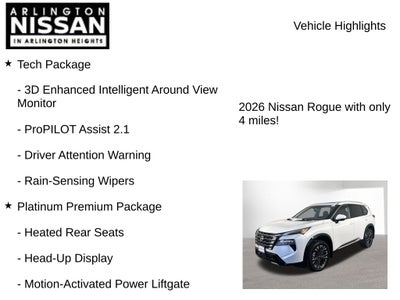 2026 Nissan Rogue Platinum
