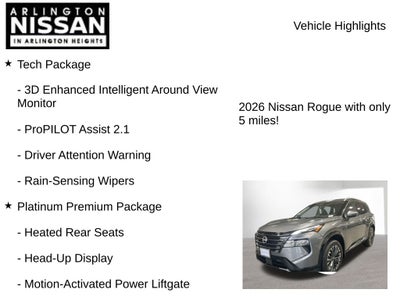 2026 Nissan Rogue Platinum