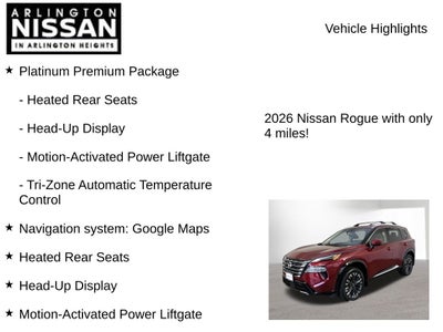 2026 Nissan Rogue Platinum