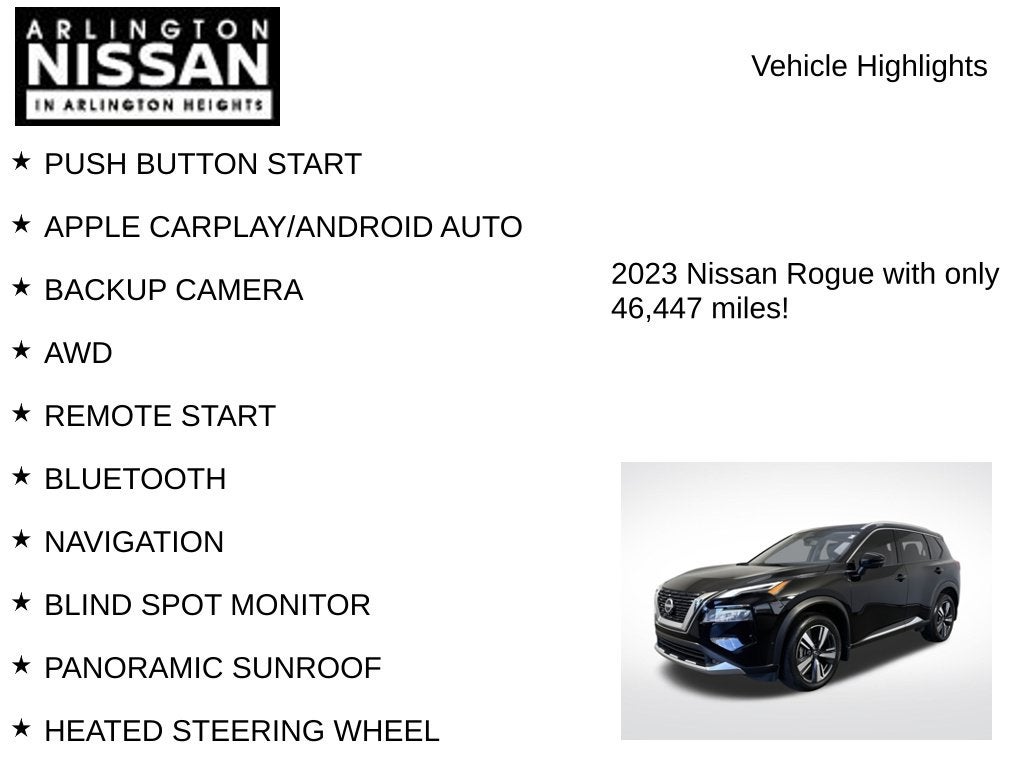 2023 Nissan Rogue Platinum