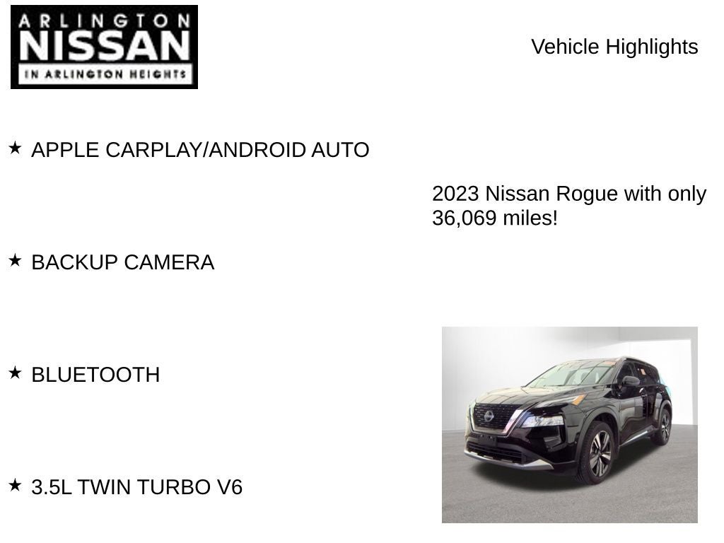 2023 Nissan Rogue Platinum