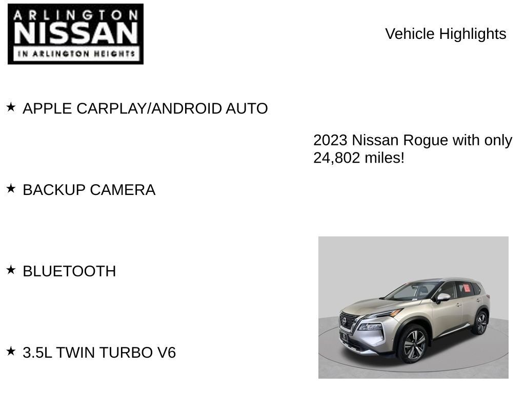 2023 Nissan Rogue Platinum