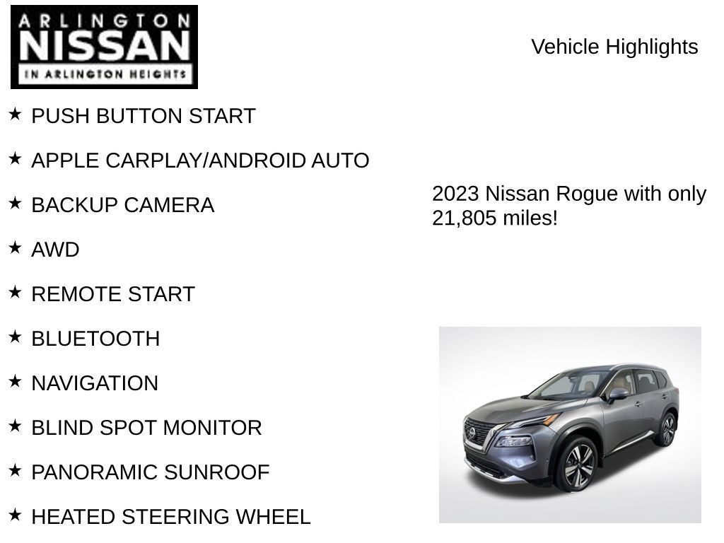 2023 Nissan Rogue Platinum