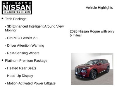 2026 Nissan Rogue Platinum