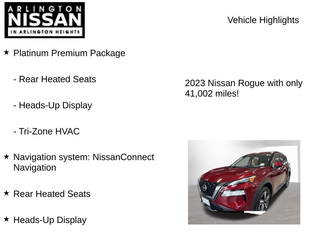 2023 Nissan Rogue Platinum