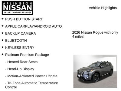 2026 Nissan Rogue Platinum