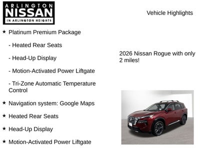 2026 Nissan Rogue Platinum