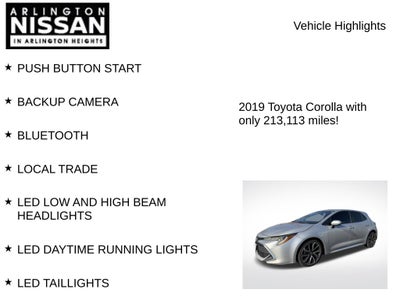 2019 Toyota Corolla Hatchback XSE
