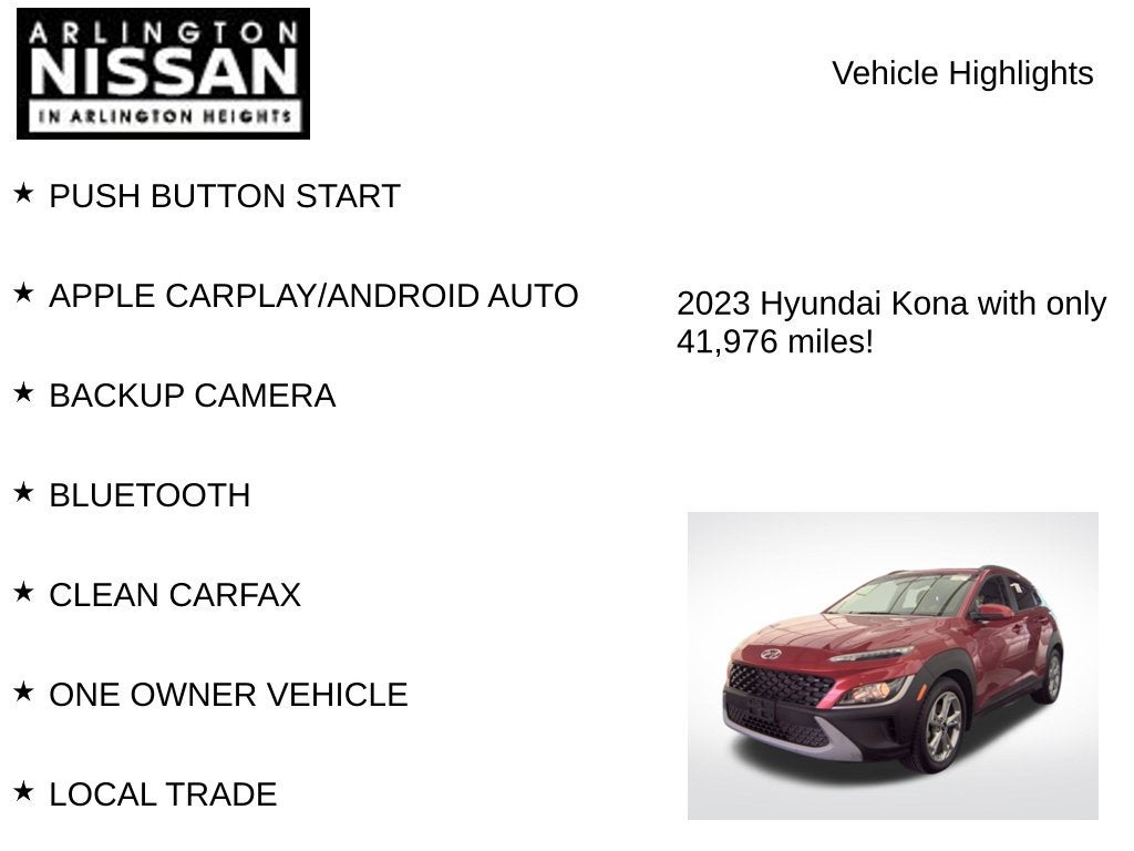 2023 Hyundai Kona SEL