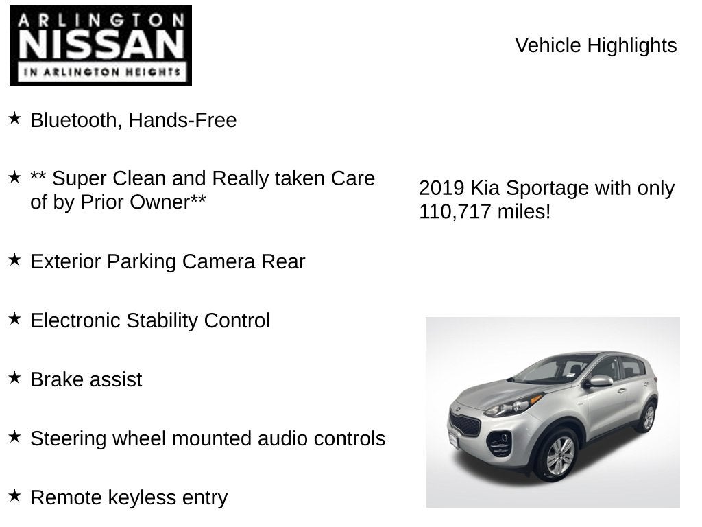 2019 Kia Sportage LX