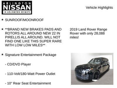 2019 Land Rover Range Rover 5.0L V8 Supercharged Autobiography