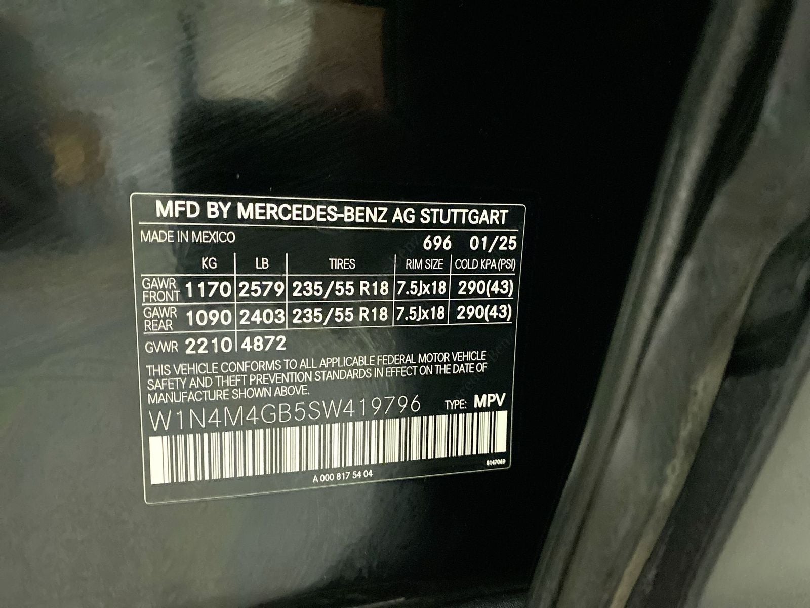 2025 Mercedes-Benz GLB GLB 250