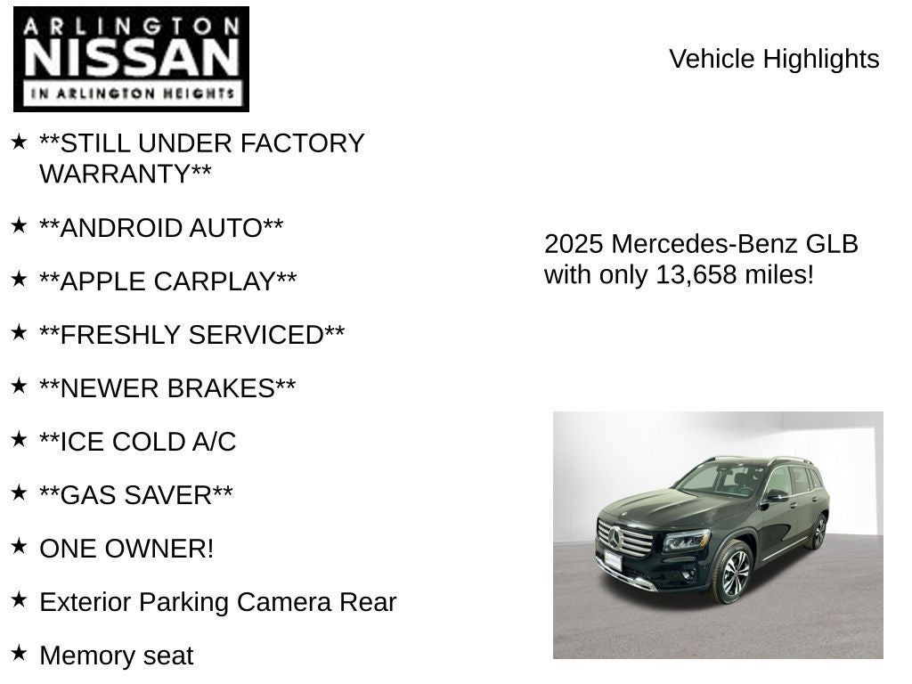 2025 Mercedes-Benz GLB GLB 250