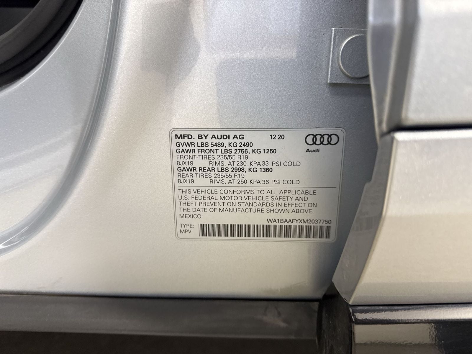 2021 Audi Q5 45 Premium Plus quattro