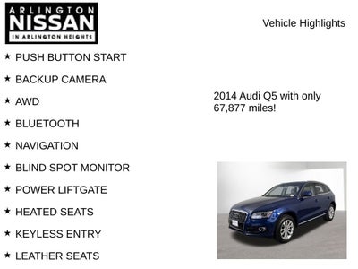 2014 Audi Q5 2.0T Premium Plus quattro