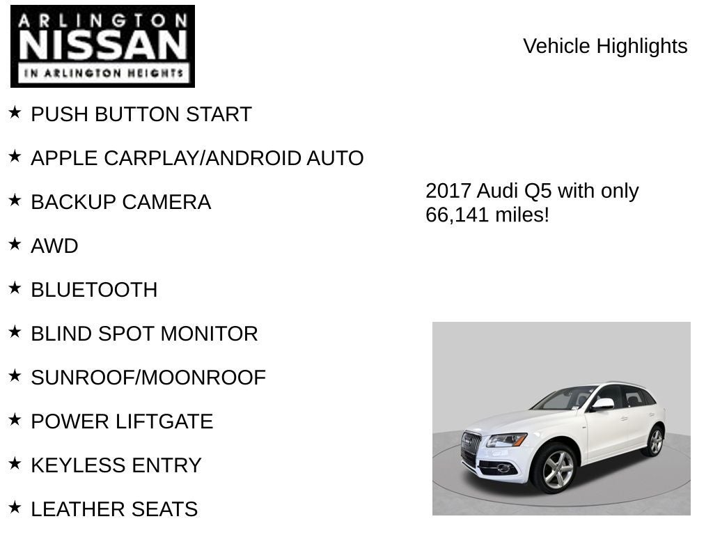 2017 Audi Q5 2.0T Premium Plus quattro