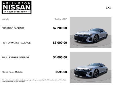 2022 Audi e-tron GT Prestige Prestige quattro