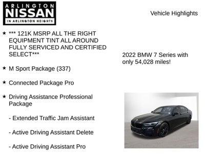 2022 BMW 7 Series 750i xDrive