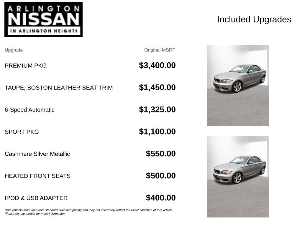 2009 BMW 1 Series 135i