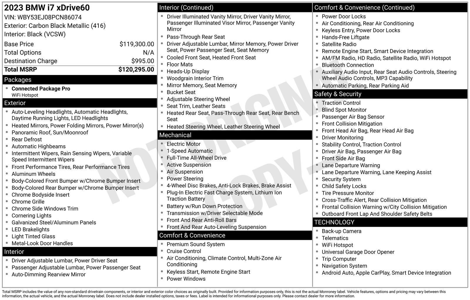 2023 BMW i7 xDrive60