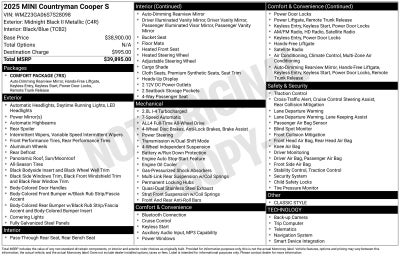 2025 MINI Countryman All4 Cooper S