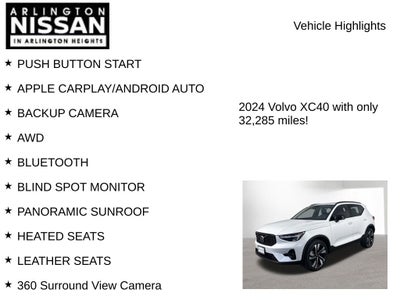 2024 Volvo XC40 B5 Plus Dark Theme