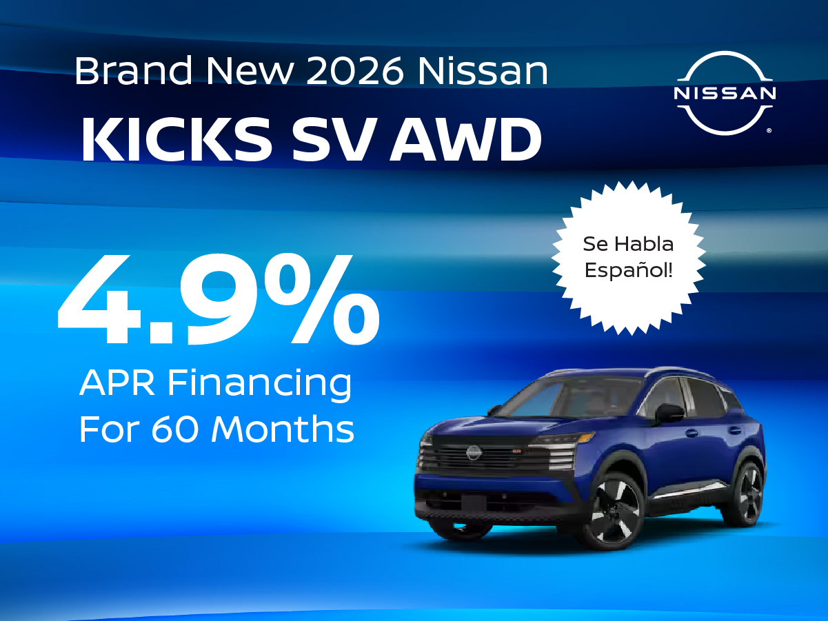 Brand New 2026 Nissan KICKS SV AWD