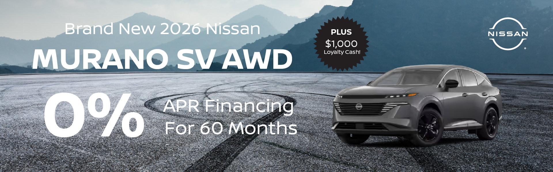 Brand New 2026 Nissan MURANO SV AWD