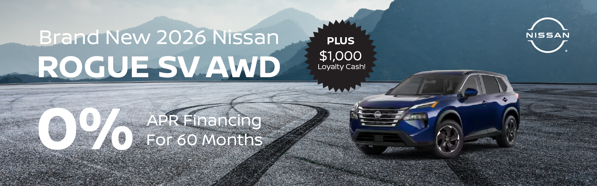 Brand New 2026 Nissan ROGUE SV AWD