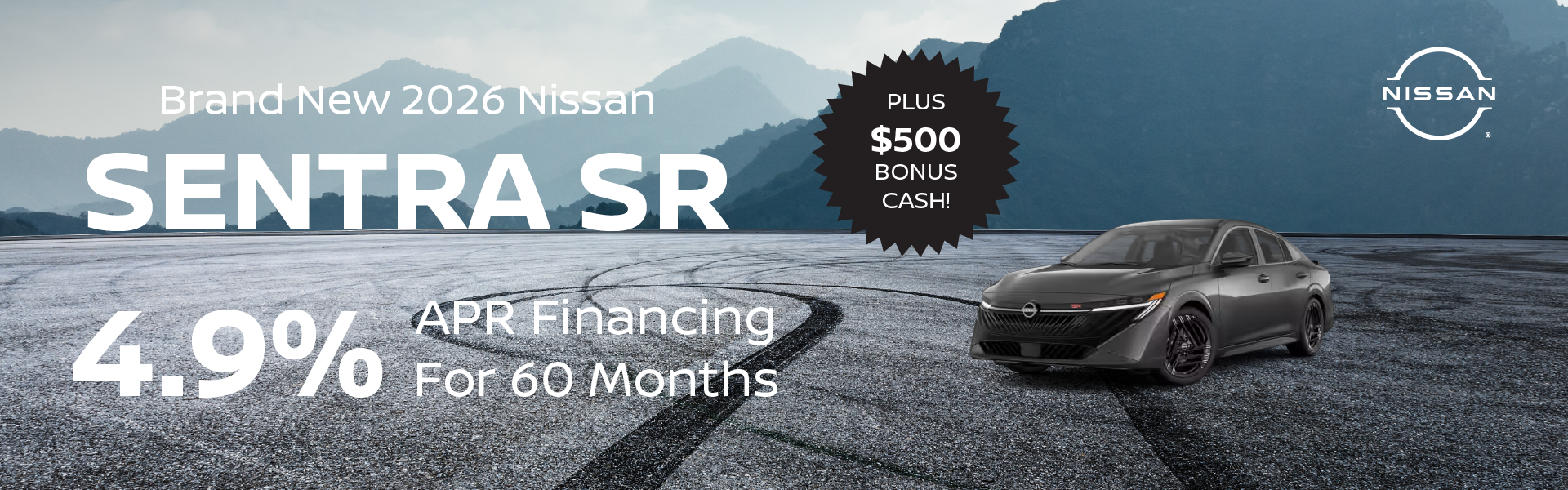 Brand New 2026 Nissan SENTRA SR