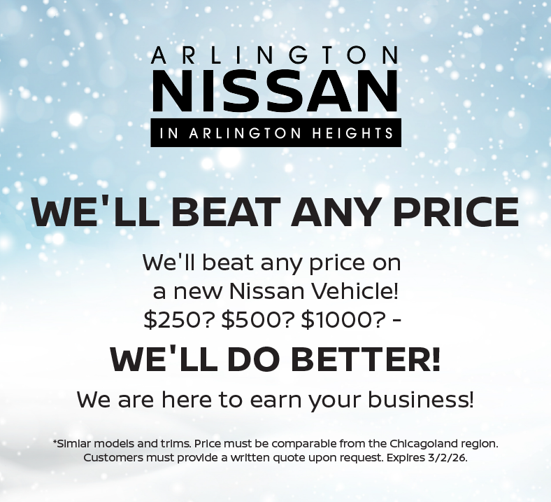 WE'LL BEAT ANY PRICE