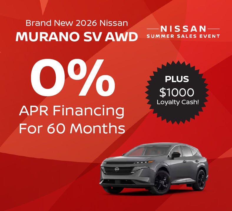 Brand New 2026 Nissan MURANO SV AWD