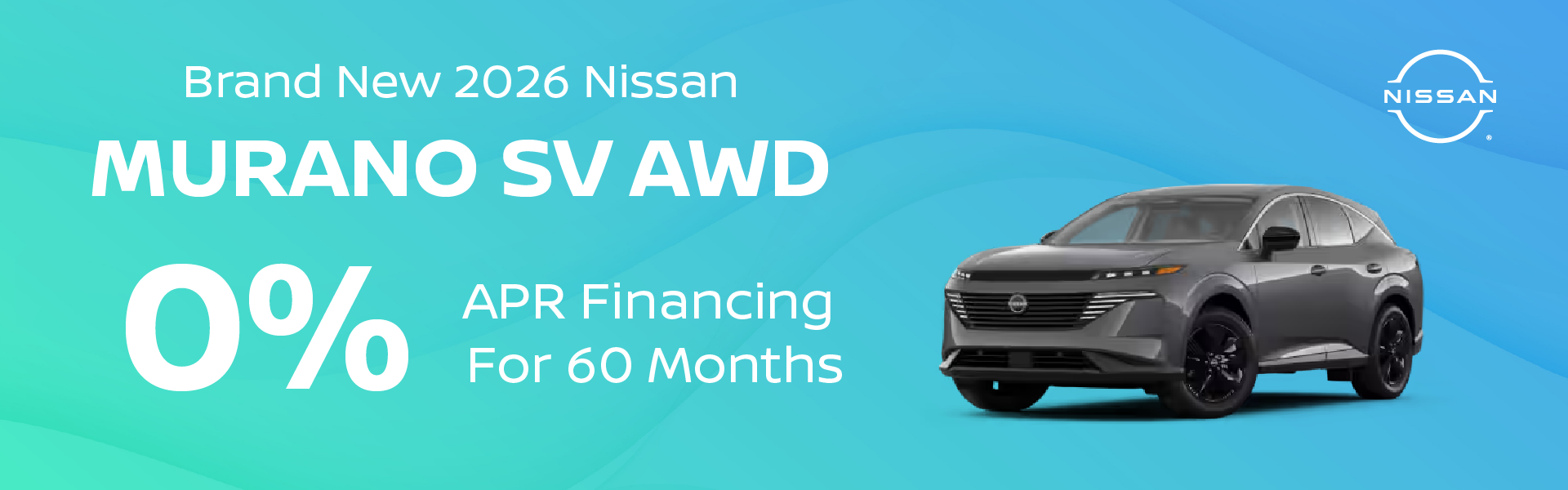 Brand New 2026 Nissan MURANO SV AWD