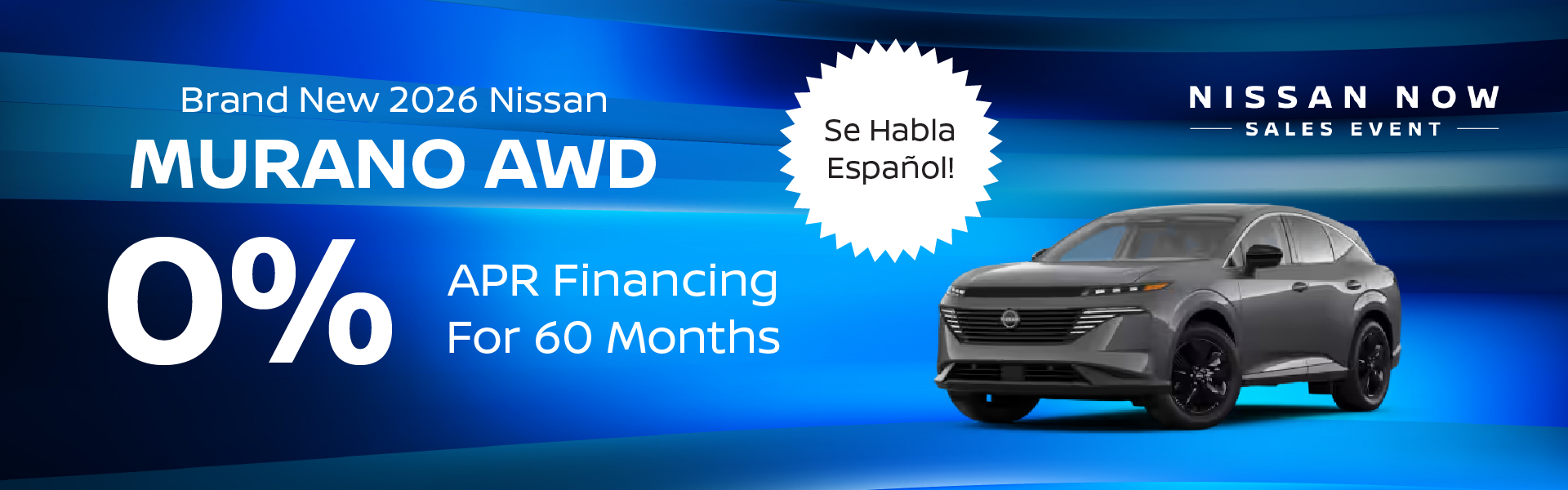 Brand New 2026 Nissan MURANO AWD