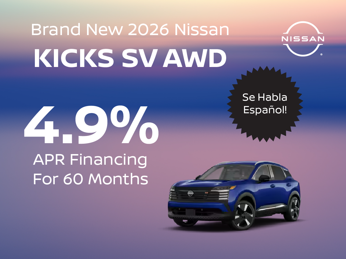 Brand New 2026 Nissan KICKS SV AWD
