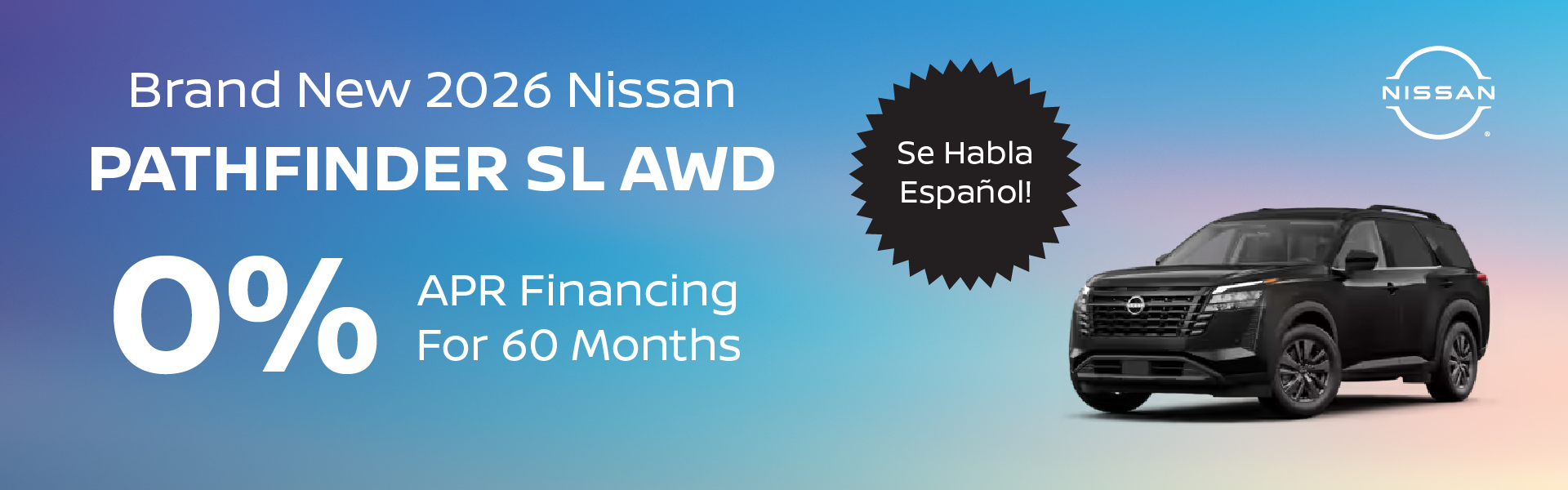 Brand New 2026 Nissan PATHFINDER SL AWD