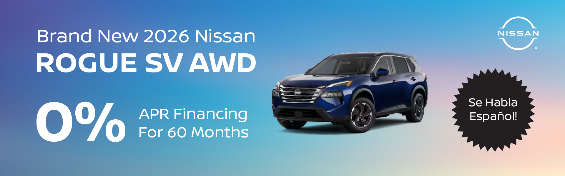 Brand New 2026 Nissan ROGUE SV AWD