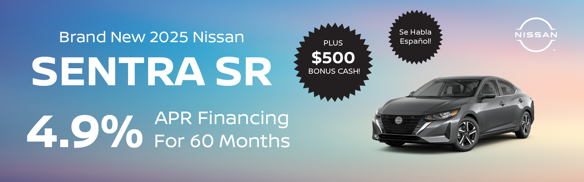 Brand New 2025 Nissan SENTRA SR
