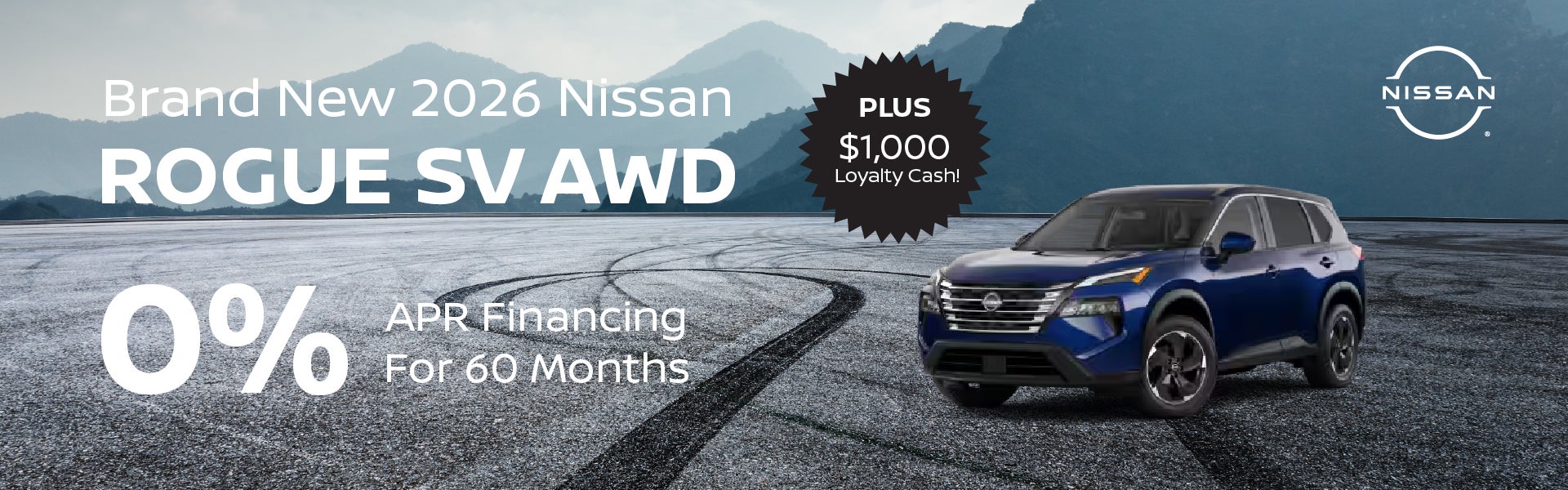 Brand New 2026 Nissan ROGUE SV AWD