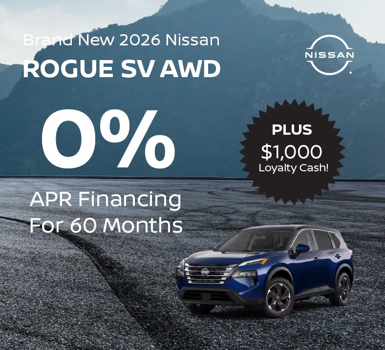 Brand New 2026 Nissan ROGUE SV AWD